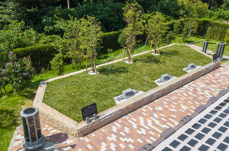 四季の郷ちばの樹木葬イメージです。